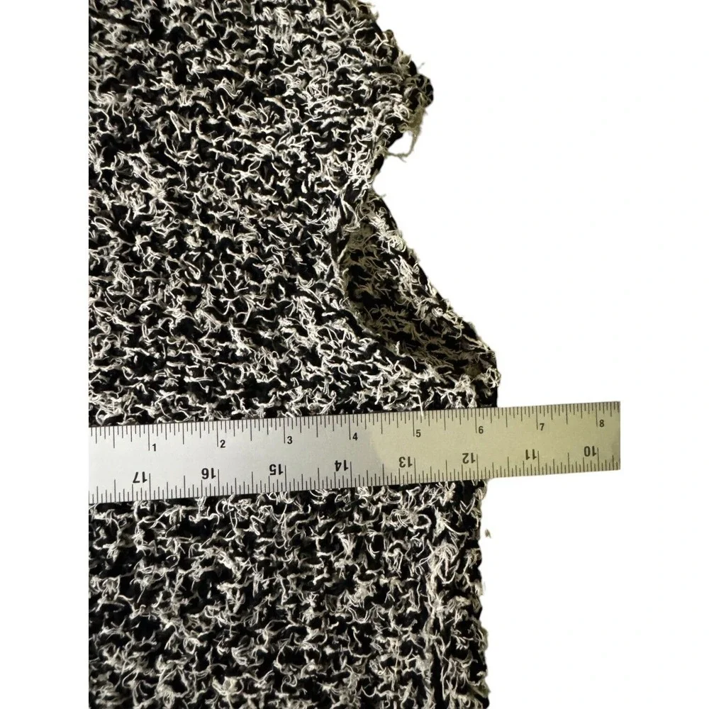 Eileen Fisher Womens‎ Sleeveless Sweater Marled Black Flyaway Back Sz Medium